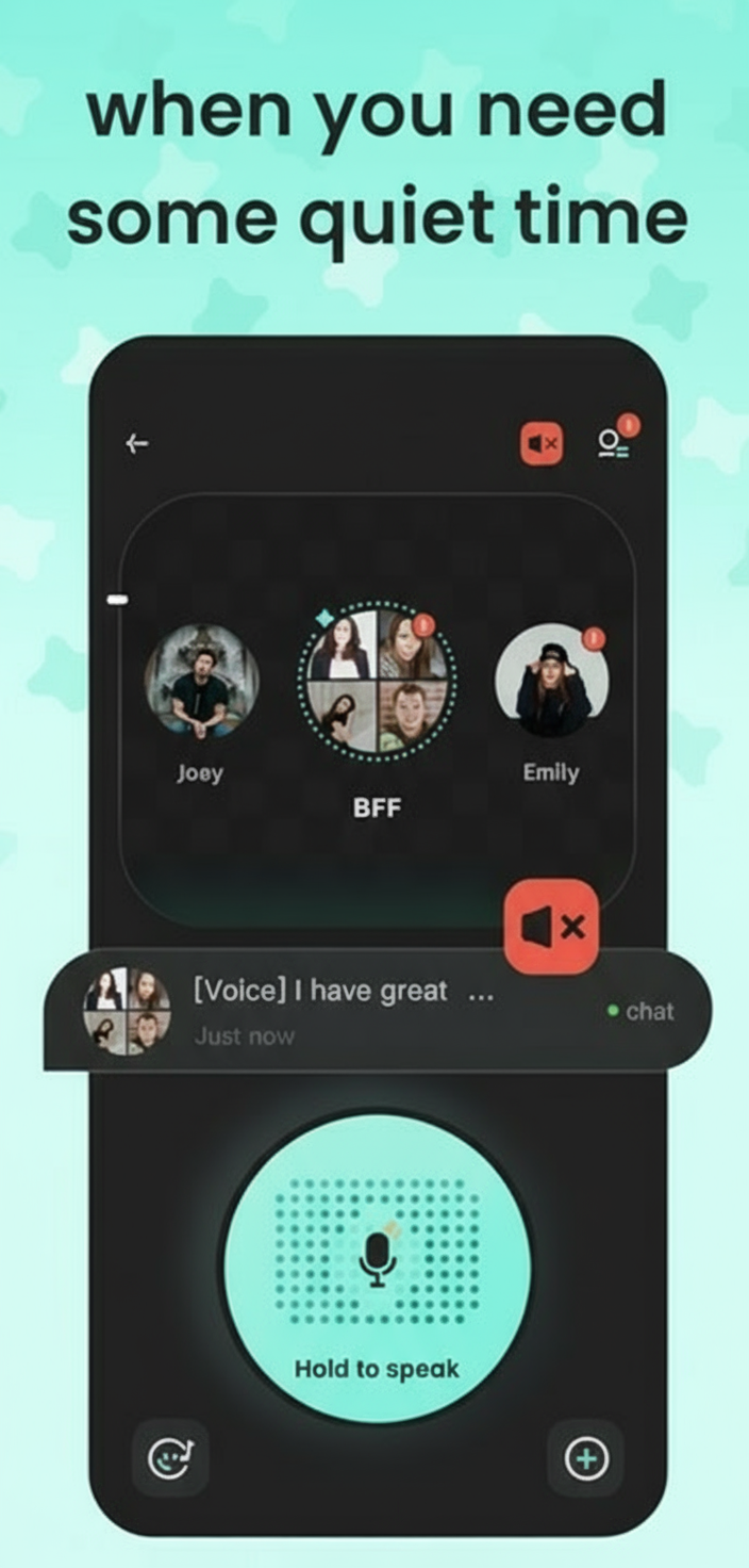 Linkly app voice communication interface